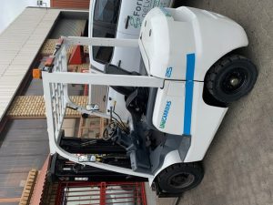 white Unicarries forklift