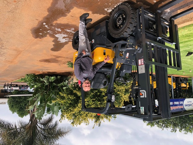John with Forklift